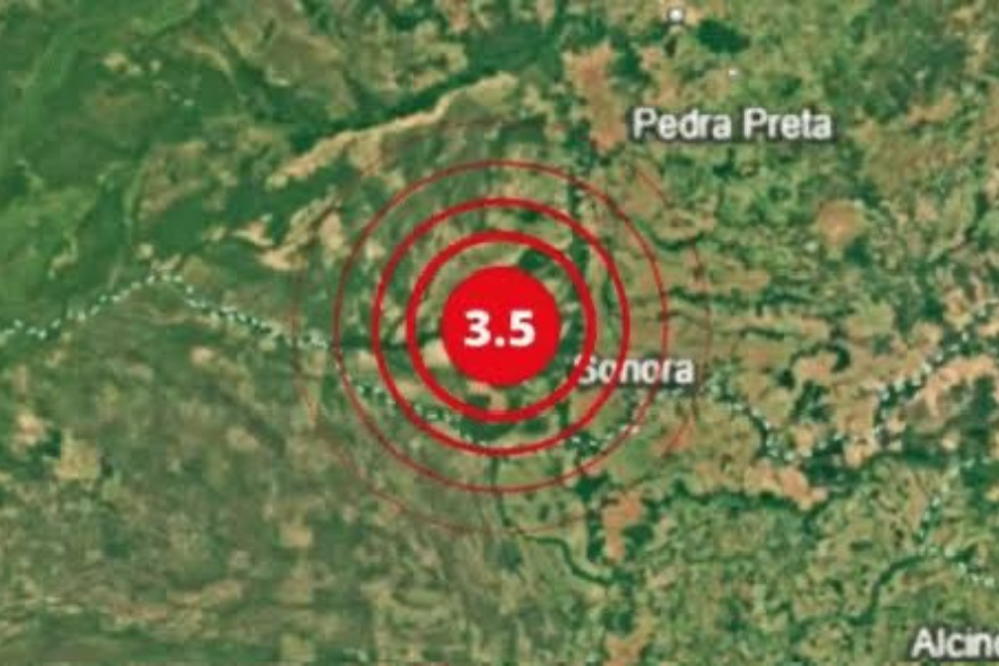 Dois tremores de terra, de magnitudes 3.5 e 2.1, foram registrados em Sonora (MS) em 24h. Estado já teve 9 abalos em 2025.
